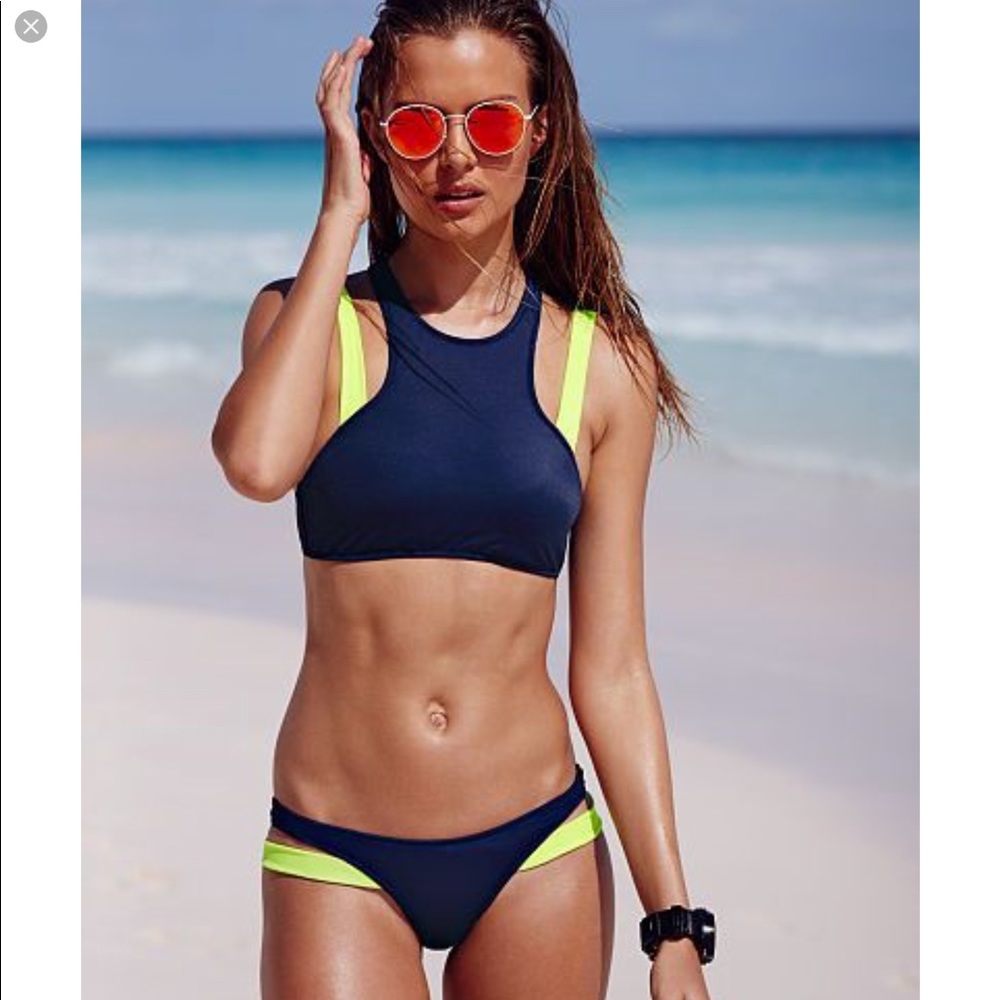Victoria Secret Sporty and Sexy High Neck Bikini👙